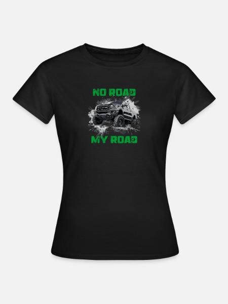 4x4 Off Road Offroad Mud Dirty Picup Pick Up Truck - Frauen T-Shirt - Schwarz