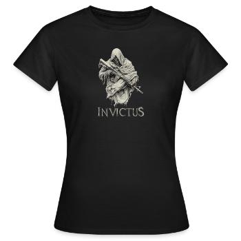 Faucheur AR15 Invictus - T-shirt Femme - noir - Devant - AI Model Female 172 dark (172cm)