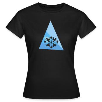 Crypto Crypto Blockchain - Women's T-Shirt - black - Front - AI Model Female 172 dark (172cm)