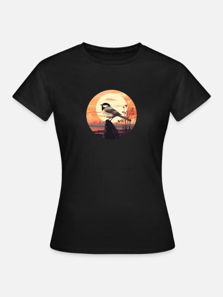 Meise - Frauen T-Shirt - Schwarz