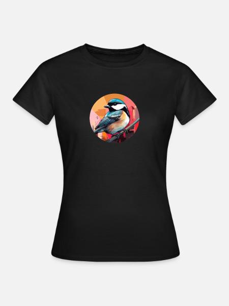 Meise - Frauen T-Shirt - Schwarz