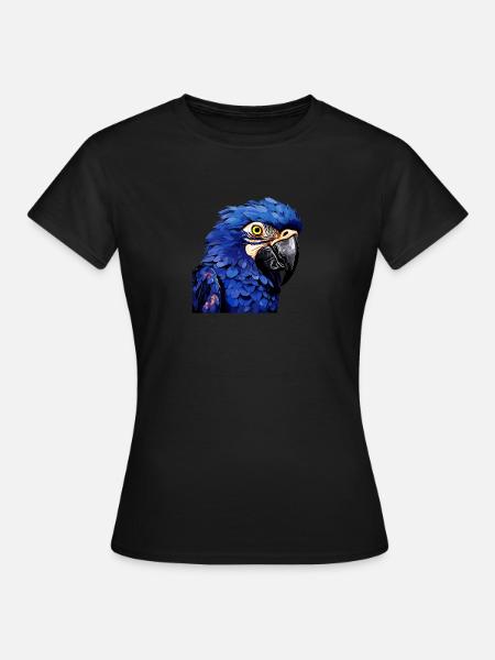 Guacamayo jacinto - Camiseta mujer - negro