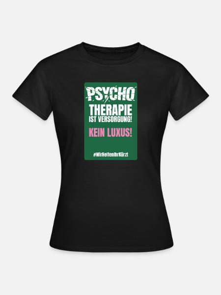 PSYCHO_06 - Frauen T-Shirt - Schwarz