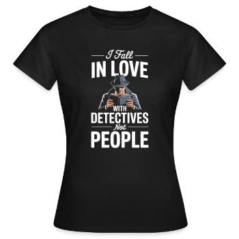 Livres de thriller policier Lecteurs Secrets de meurtre - T-shirt Femme - noir - Devant - AI Model Female 172 dark (172cm)