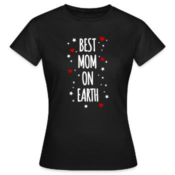 Meilleure maman sur Terre - T-shirt Femme - noir - Devant - AI Model Female 172 dark (172cm)