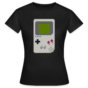 Console - T-shirt Femme - noir - Devant - AI Model Female 172 dark (172cm)