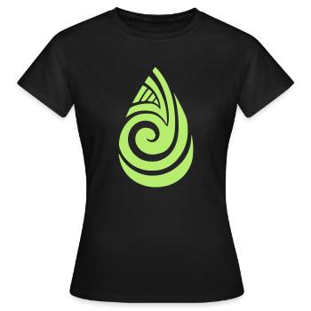 MAORI Tribal Tattoo - T-shirt Femme - noir - Devant - AI Model Female 172 dark (172cm)