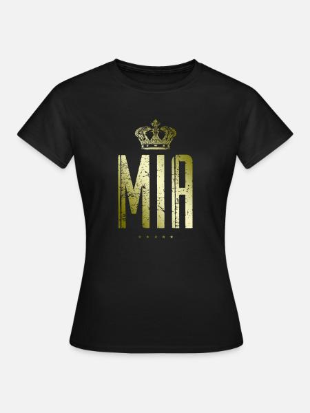 Mia - Frauen T-Shirt - Schwarz