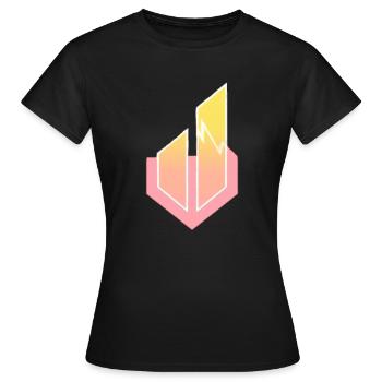 LOGO JORAGY - T-shirt Femme - noir - Devant - AI Model Female 172 dark (172cm)