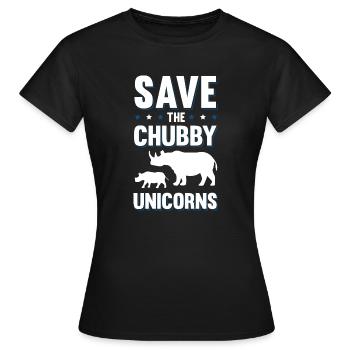 Animal welfare rhinoceros - Women's T-Shirt - black - Front - AI Model Female 172 dark (172cm)