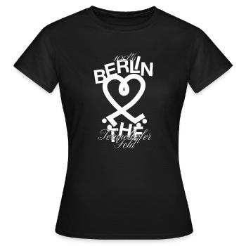 Tempelhofer Feld Skate - Frauen T-Shirt - Schwarz - Vorne - AI Model Female 172 dark (172cm)