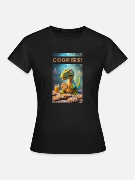 Cookies! - Frauen T-Shirt - Schwarz