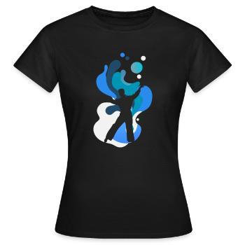 Dance Sport Dance School Dance Teacher - Women's T-Shirt - black - Front - AI Model Female 172 dark (172cm)