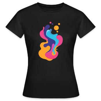 Pigeons pigeon dung pigeon egg - Women's T-Shirt - black - Front - AI Model Female 172 dark (172cm)