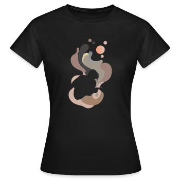 Bassist Hardrock - Women's T-Shirt - black - Front - AI Model Female 172 dark (172cm)