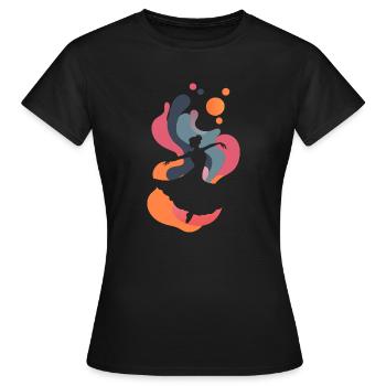 Tanzen Tanzlehrer - Frauen T-Shirt - Schwarz - Vorne - AI Model Female 172 dark (172cm)