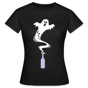 de bouteille - T-shirt Femme - noir - Devant - AI Model Female 172 dark (172cm)