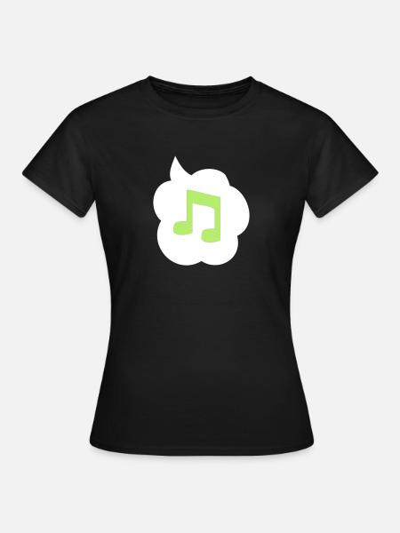 Musik Sprechen - Frauen T-Shirt - Schwarz