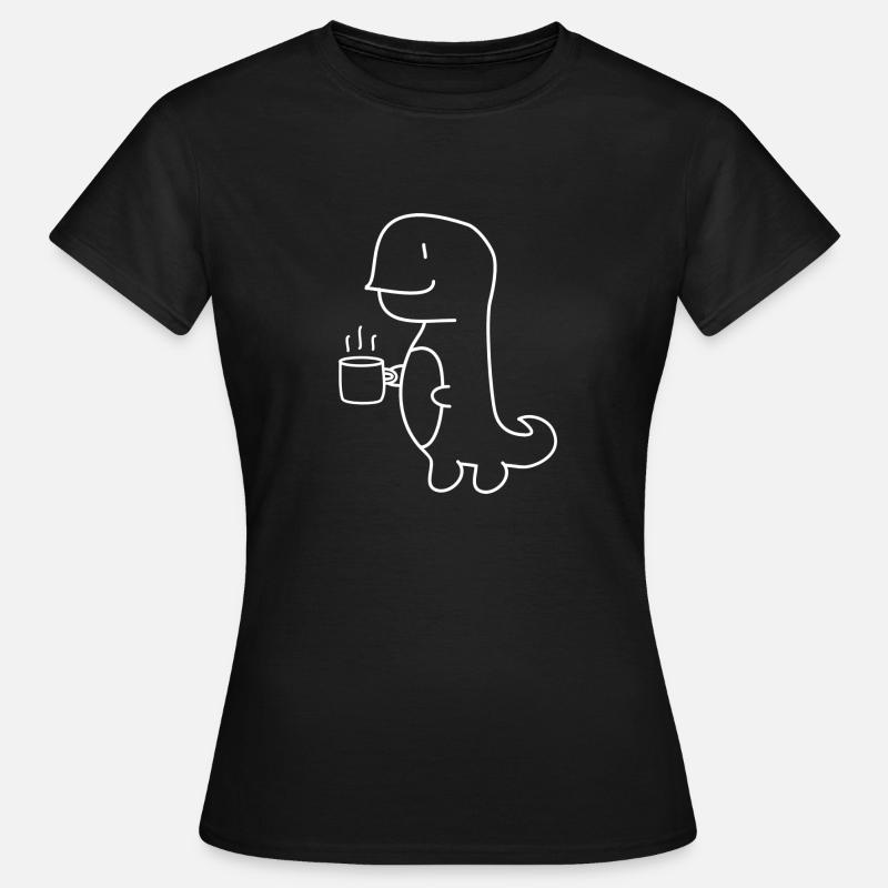 Tea Rex | T-Rex | Rex - Women's T-Shirt - black
