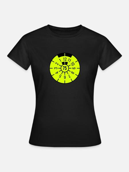TÜV 1975 - Frauen T-Shirt - Schwarz