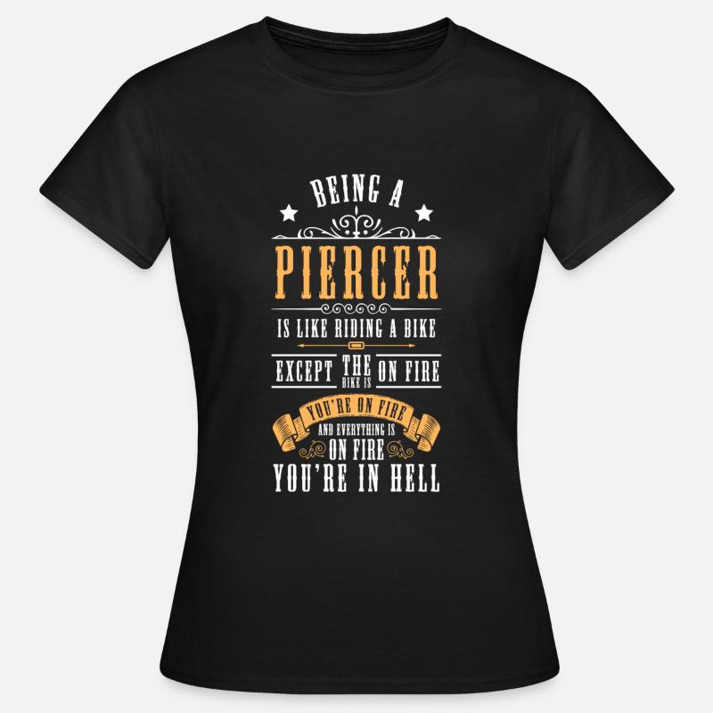 Profession Work Piercing Studio - Women's T-Shirt - black