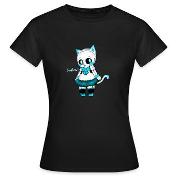 Blueberry (drawing) by Ruru - Frauen T-Shirt - Schwarz - Vorne - AI Model Female 172 dark (172cm)