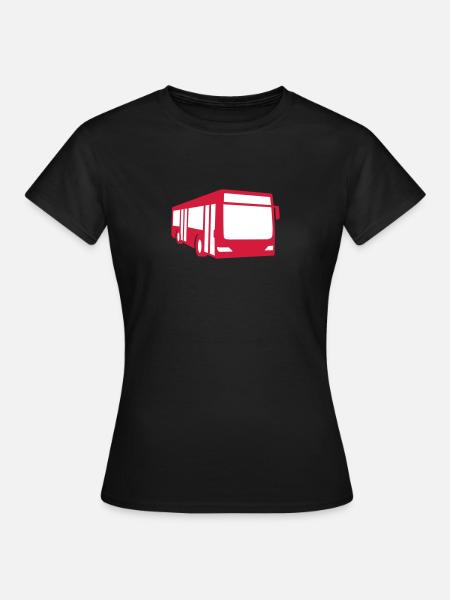 Bus - Frauen T-Shirt - Schwarz