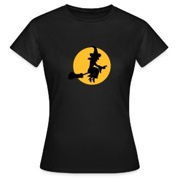 Sorcière - T-shirt Femme - noir - Devant - AI Model Female 172 dark (172cm)