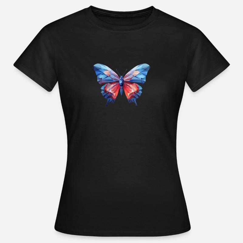 Blue Morpho Butterfly - Women's T-Shirt - black