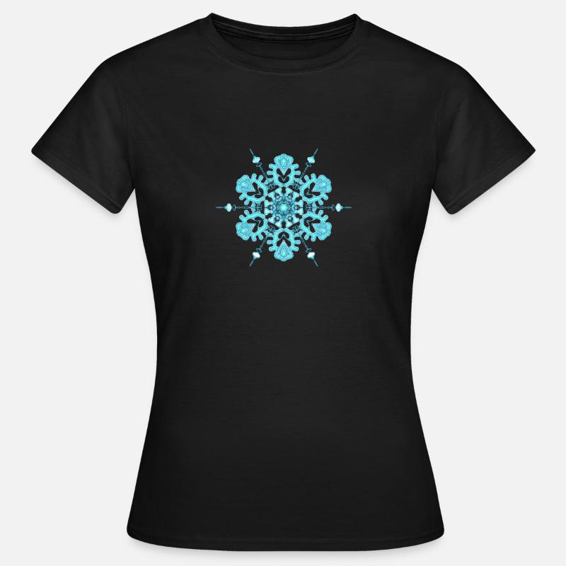 snowflake - Women's T-Shirt - black