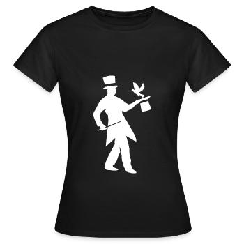 Sorcier - T-shirt Femme - noir - Devant - AI Model Female 172 dark (172cm)