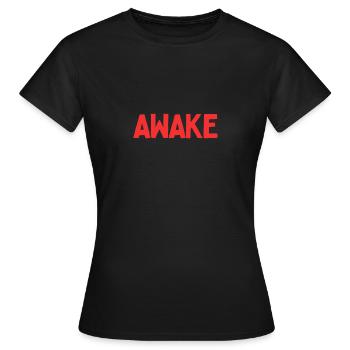 Wach - Frauen T-Shirt - Schwarz - Vorne - AI Model Female 172 dark (172cm)