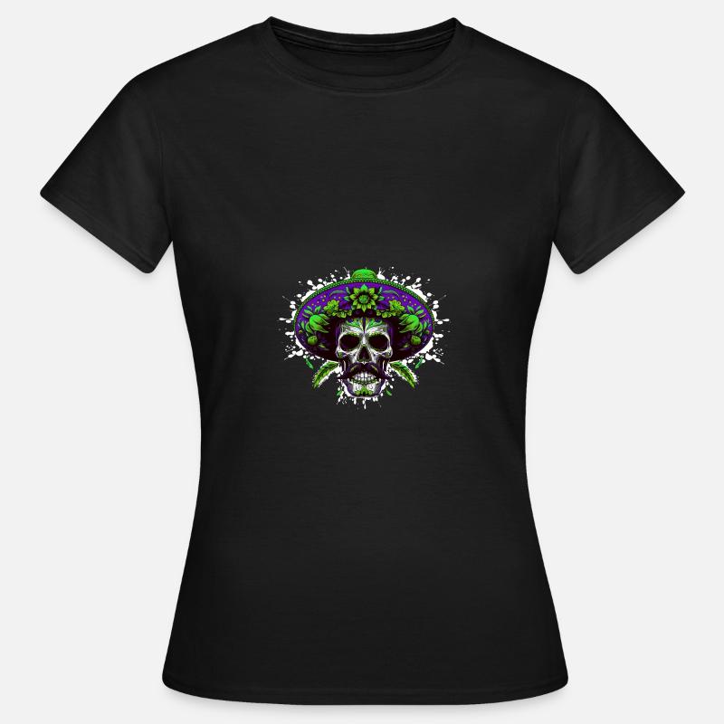 Mexican Skull - Women's T-Shirt - black