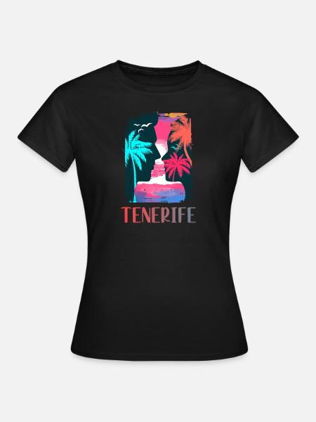 Teneriffa - Frauen T-Shirt - Schwarz