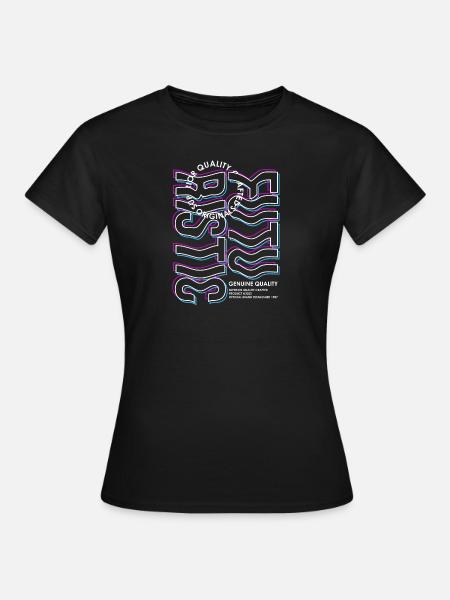 Futuristic Streetwear - Frauen T-Shirt - Schwarz