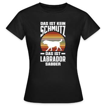 Astuces du Labrador - T-shirt Femme - noir - Devant - AI Model Female 172 dark (172cm)