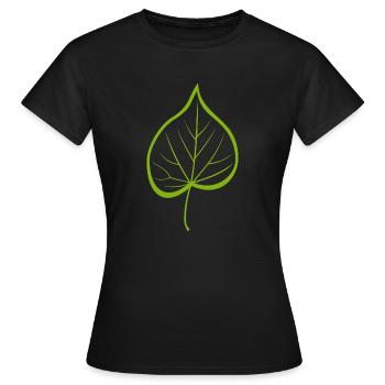 Linde 2 - Frauen T-Shirt - Schwarz - Vorne - AI Model Female 172 dark (172cm)