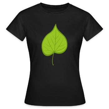 Linde - Frauen T-Shirt - Schwarz - Vorne - AI Model Female 172 dark (172cm)