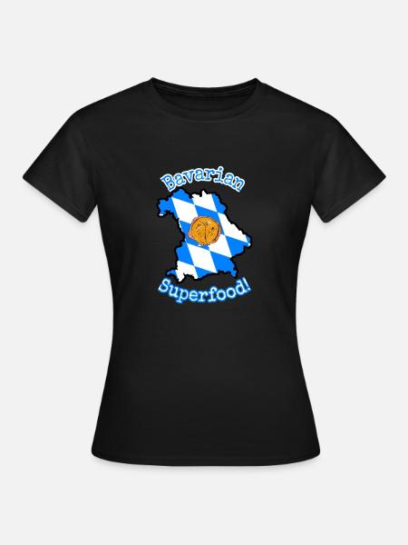 Leberkäse Leberkaas Bavarian - Frauen T-Shirt - Schwarz