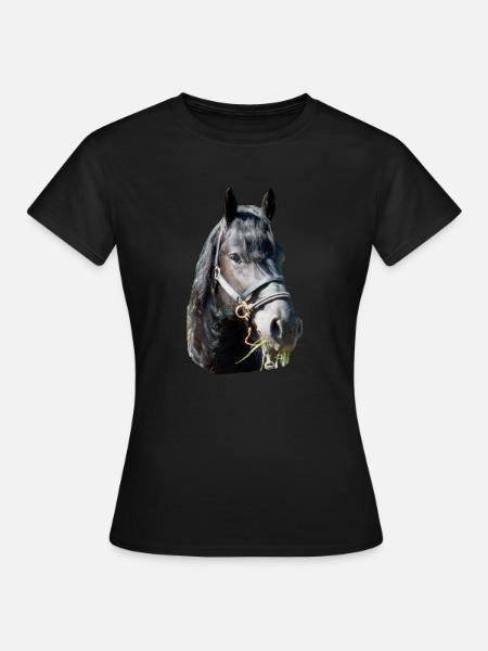 Friese Kopf - Frauen T-Shirt - Schwarz