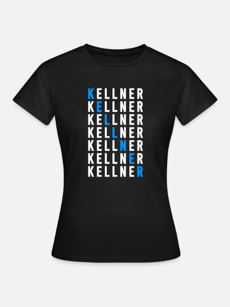 Kellner - Frauen T-Shirt - Schwarz