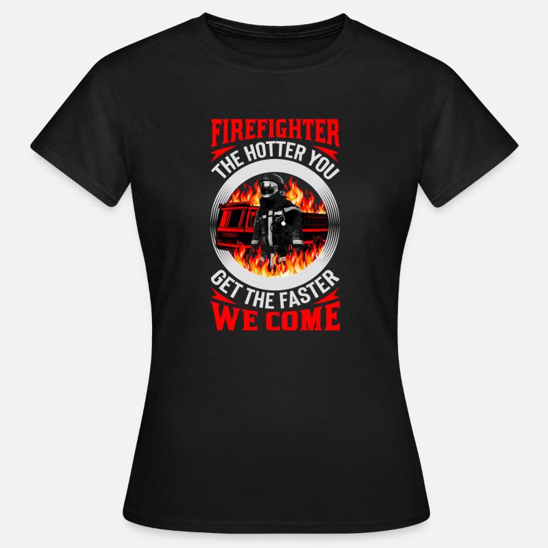 Firefighter Fire Brigade - Women's T-Shirt - black