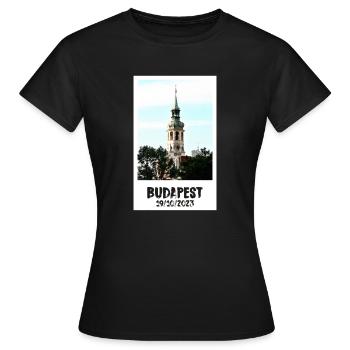 Budapest Travel picture - Frauen T-Shirt - Schwarz - Vorne - AI Model Female 172 dark (172cm)