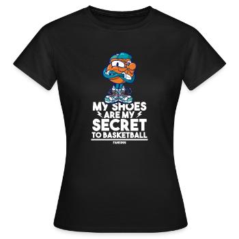 Basketball Basketball Club Dribble - T-shirt Femme - noir - Devant - AI Model Female 172 dark (172cm)