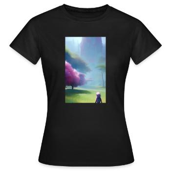 Fantastic MMO 01 - Women's T-Shirt - black - Front - AI Model Female 172 dark (172cm)