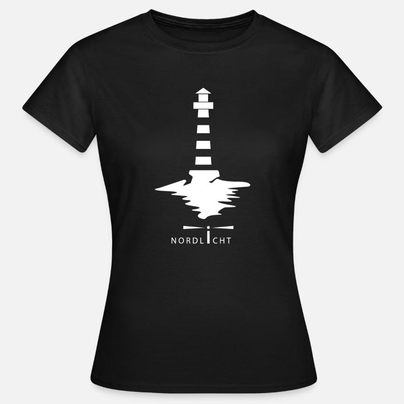 Lighthouse - Frauen T-Shirt - Schwarz