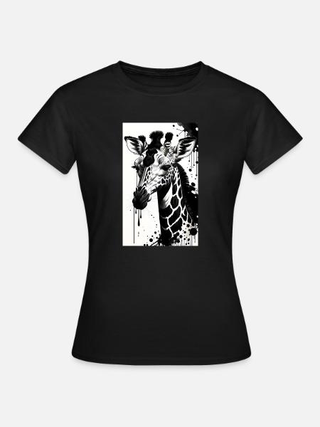 Giraffe: Gentle Giants - Women's T-Shirt - black