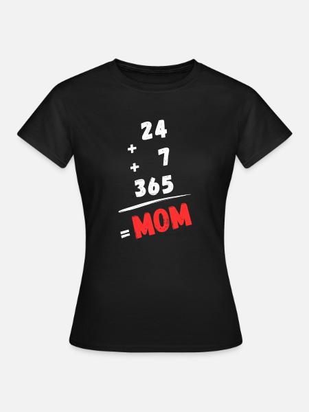 Maman toute l'année - T-shirt Femme - noir
