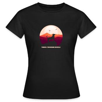 Brindle du Tennessee - T-shirt Femme - noir - Devant - AI Model Female 172 dark (172cm)