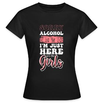 Bier Alkoholiker Säufer Alkoholfreies Bier - Frauen T-Shirt - Schwarz - Vorne - AI Model Female 172 dark (172cm)